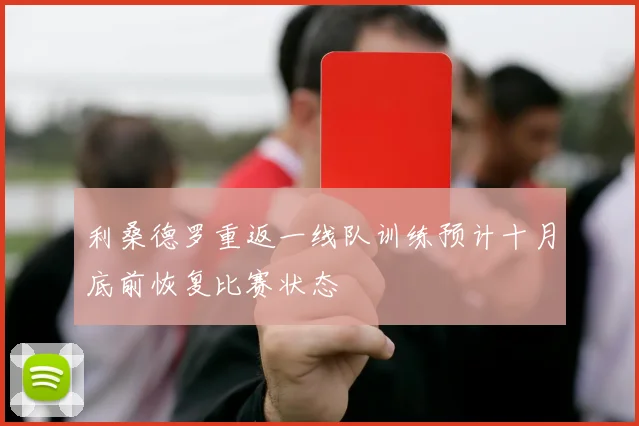 利桑德罗重返一线队训练预计十月底前恢复比赛状态