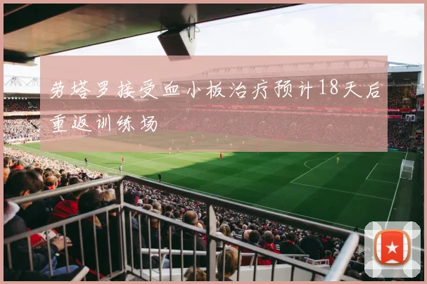劳塔罗接受血小板治疗预计18天后重返训练场